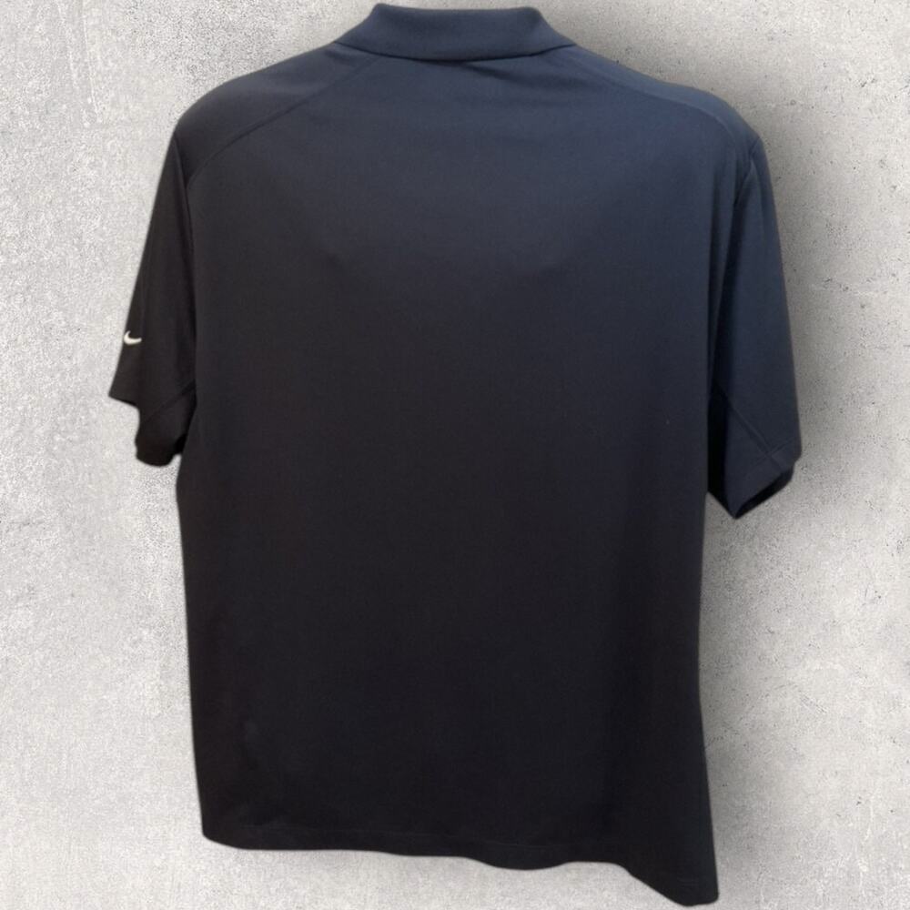 Nike Golf Dri-FIT Polo Shirt Men’s XL Navy Blue Swoosh Logo Athletic Golf Top - Picture 9 of 10